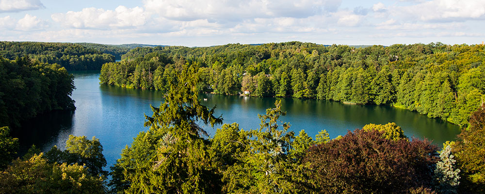 Łagów Lubuski, Jezioro Łagowskie, Jezioro Trześniowskie