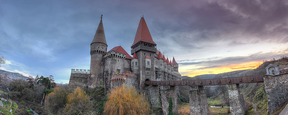 Rumunia, Tansylwania - Zamek w Hunedoarze