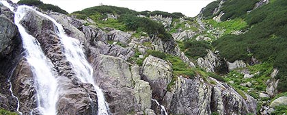 Siklawa, Wielka Siklawa wodospad w Tatrach Wysokich na potoku Roztoka